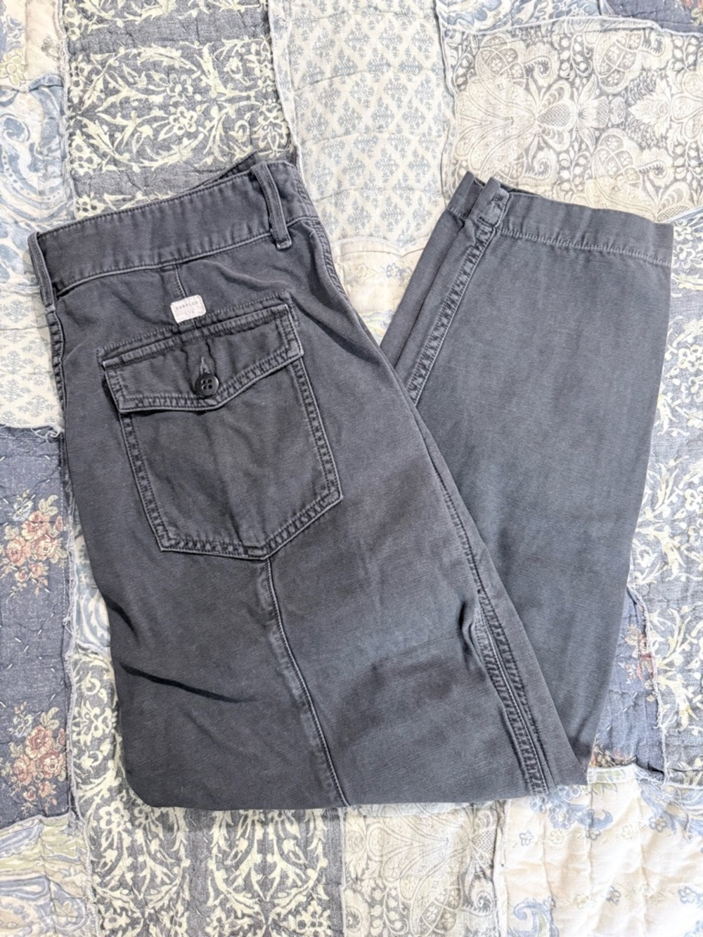 Citizens Of Humanity cargo pants in Charcoal Gray